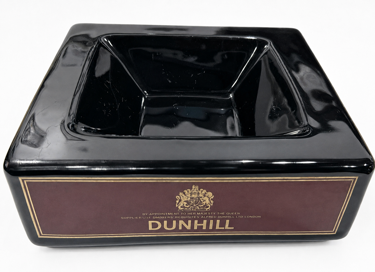 Vintage Dunhill Wade England Large Ceramic Advertising Ashtray