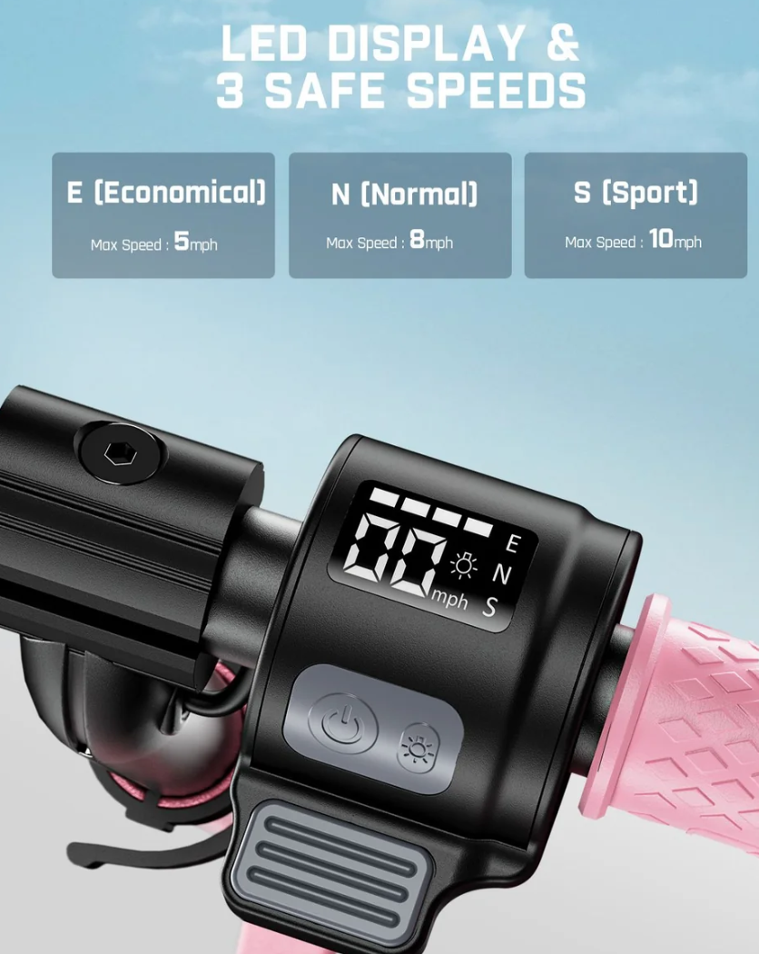 FanttikRide C9 Pro Kids Electric Scooter – Pink