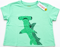Cat & Jack Kids’ Green Shark Graphic T-Shirt – Size XXL 16/18