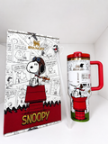 Custom-Wrapped Stanley Quencher H2.0 40 oz – Snoopy Flying Ace