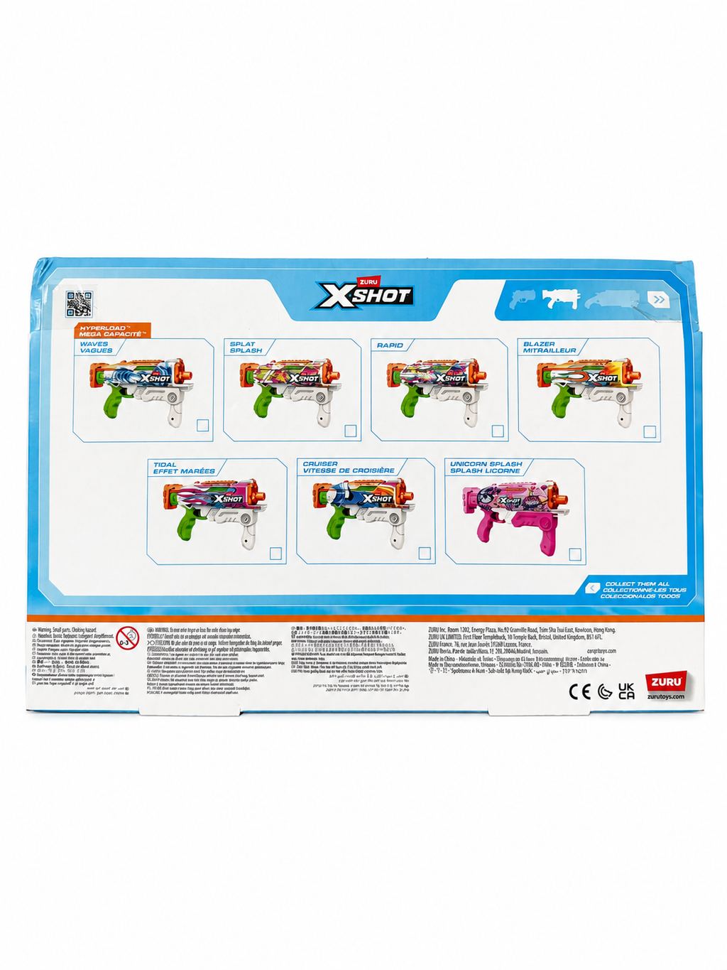 X-Shot Hyperload Unicorn Splash Water Blaster