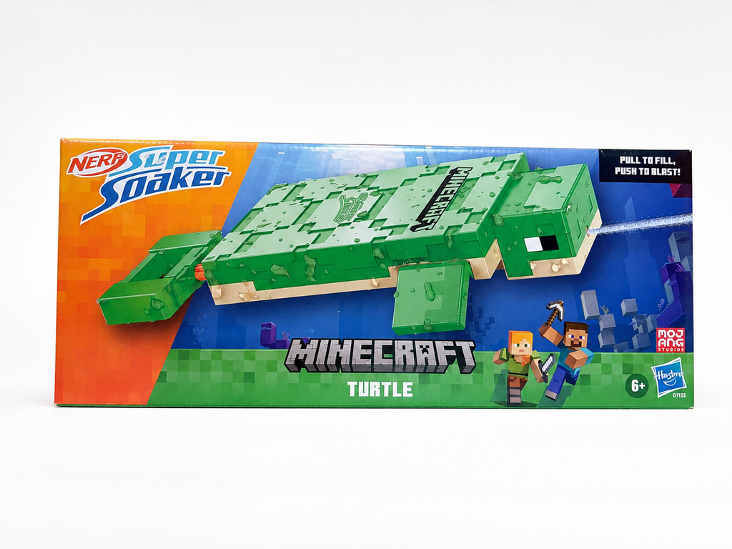 Nerf Super Soaker Minecraft Turtle Water Blaster