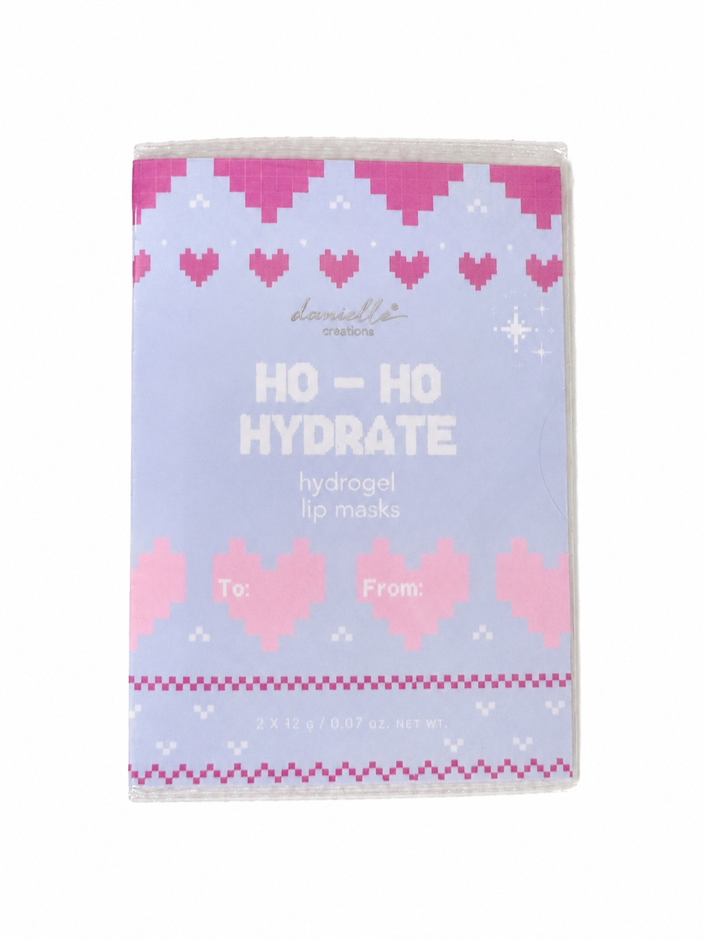 Danielle Creations Ho-Ho Hydrate Hydrogel Lip Masks – 2 Count