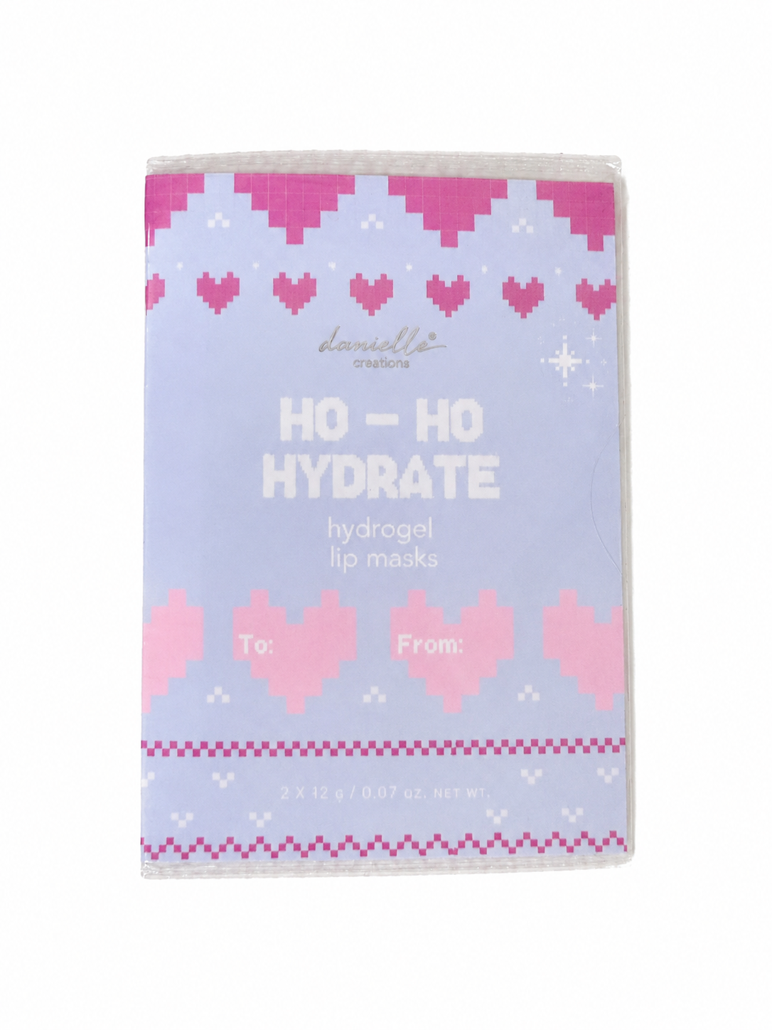 Danielle Creations Ho-Ho Hydrate Hydrogel Lip Masks – 2 Count