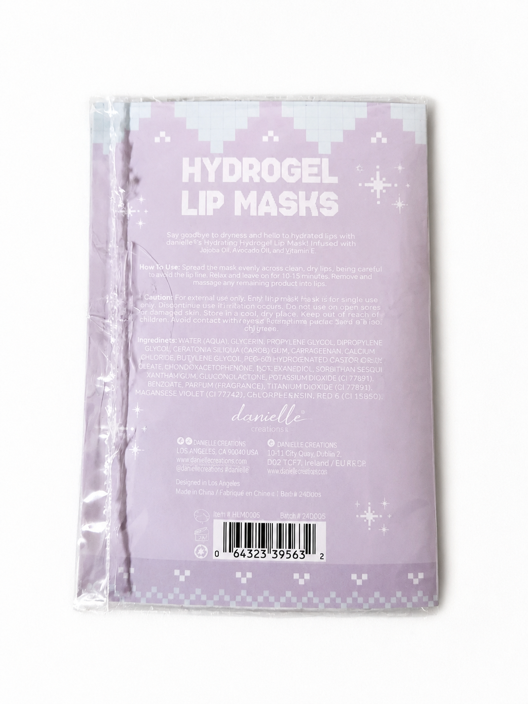 Danielle Creations Merry Hiss-Mas Hydrogel Lip Masks – 2 Count