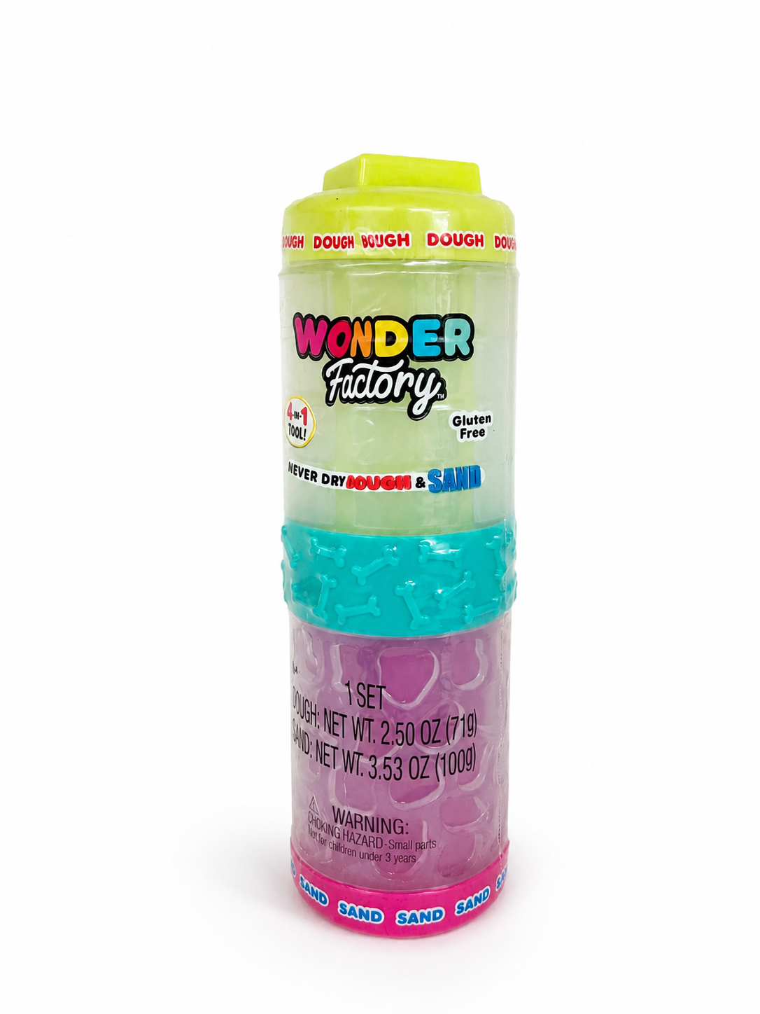 Wonder Factory Never Dry Dough & Sand Activity Set