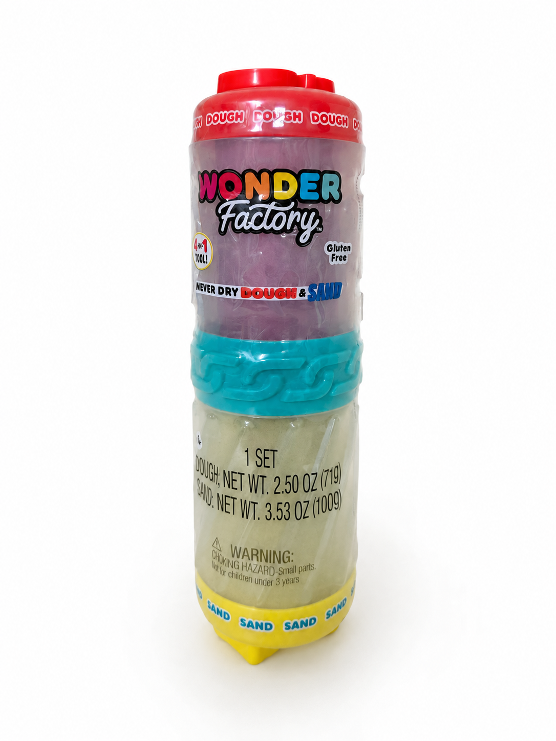 Wonder Factory Never Dry Dough & Sand Activity Set