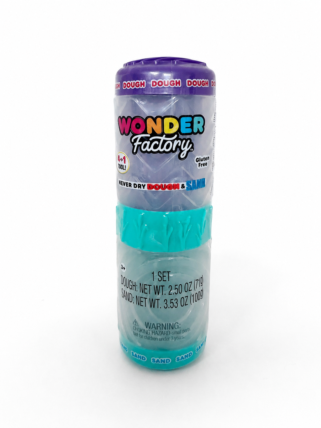 Wonder Factory Never Dry Dough & Sand Activity Set