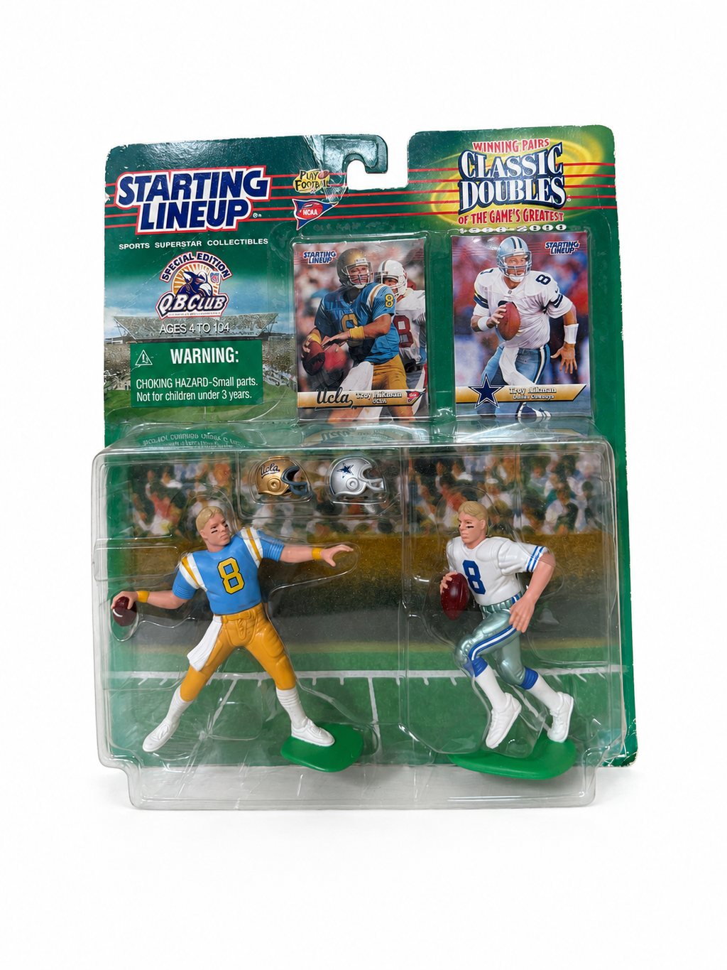 1999 Starting Lineup Troy Aikman Classic Doubles – UCLA & Dallas Cowboys