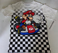 Nintendo Mario Kart Boys’ Checkered Graphic T-Shirt