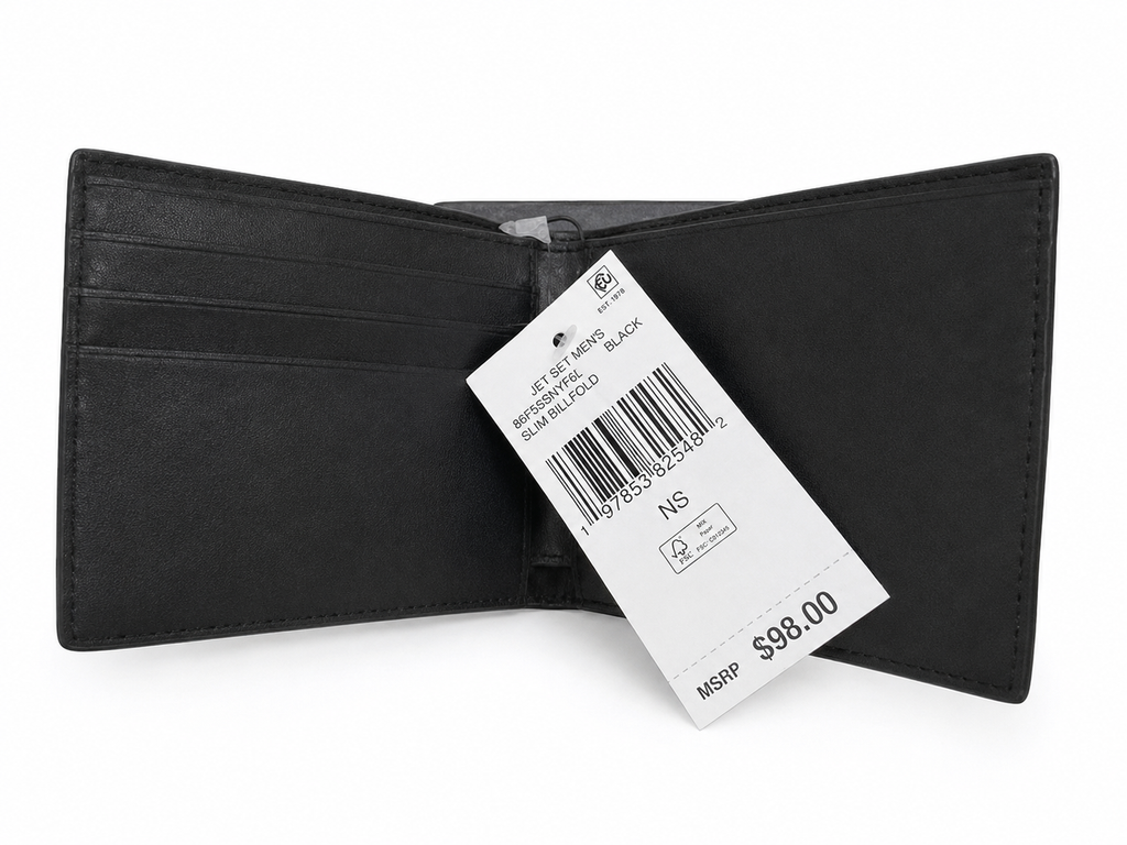 Michael Kors Jet Set Men’s Slim Bifold Wallet – Black