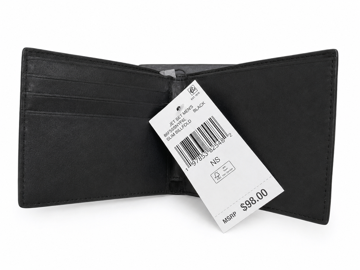 Michael Kors Jet Set Men’s Slim Bifold Wallet – Black